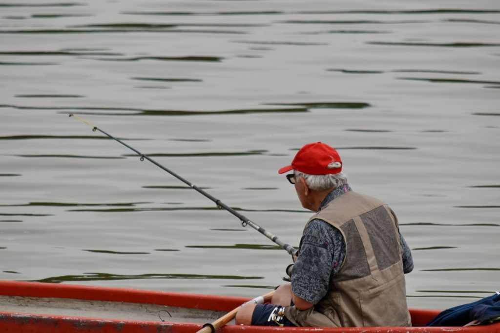 Scène de pêche en Patagonie