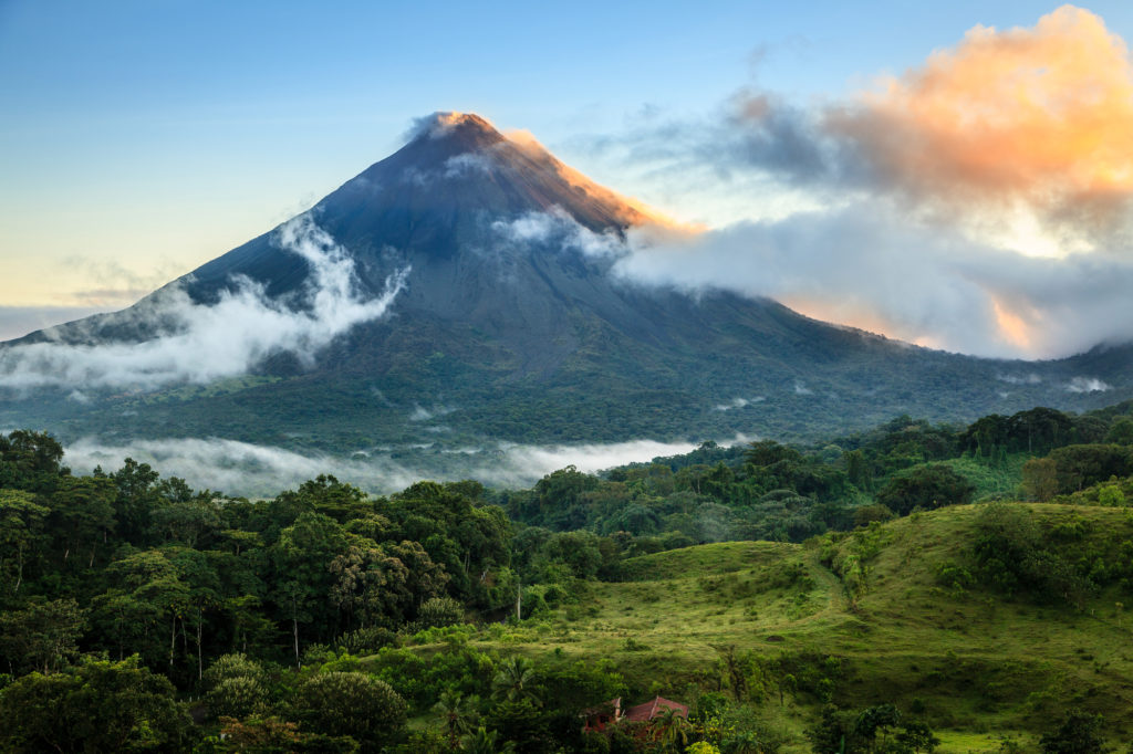 Le volcan Arenal au Costa Rica