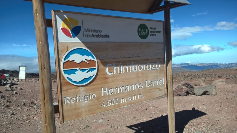 panneau réserve de Chimborazo