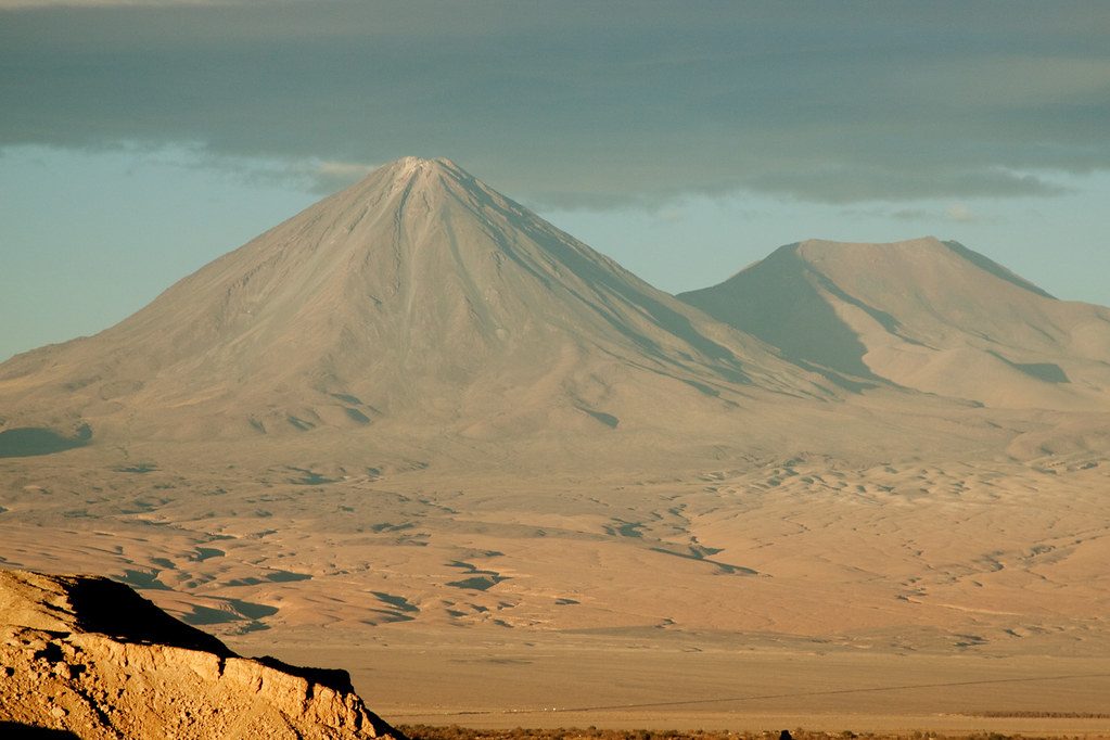 Volcan Licancabur depuis San Pedro de Atacama