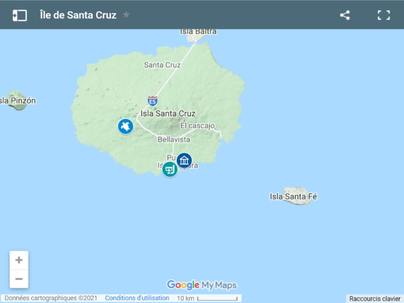 Carte de Santa Cruz