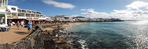 Balade sur le front de mer de Playa Blanca à Lanzarote