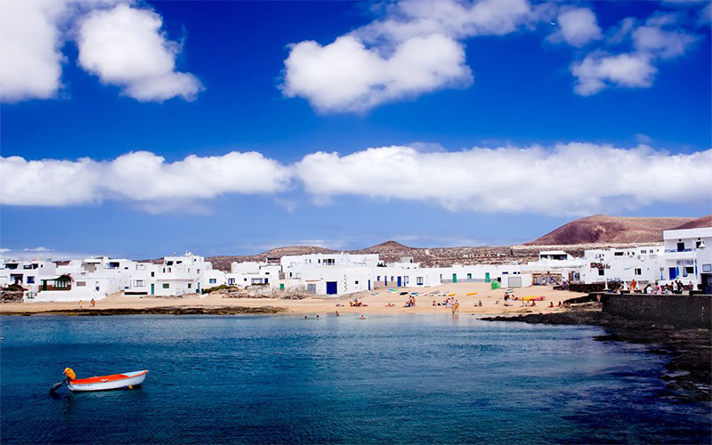 Petite île de la Graciosa en bateau depuis Lanzarote