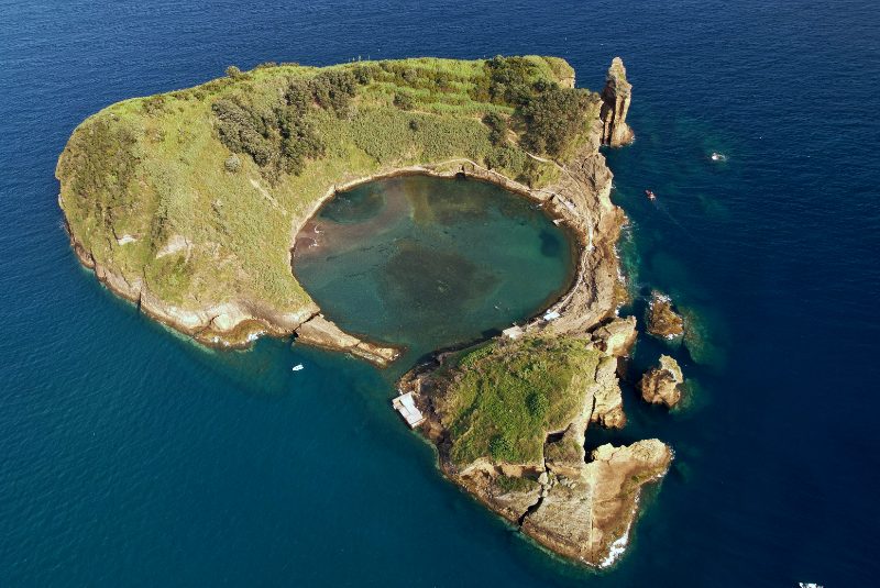 Visite de l'îlot de Vila Franca depuis São Miguel, Vila Franca do Campo