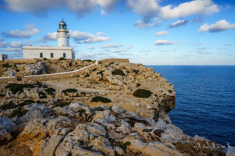 Le phare de Cavalleria à Minorque, en Espagne