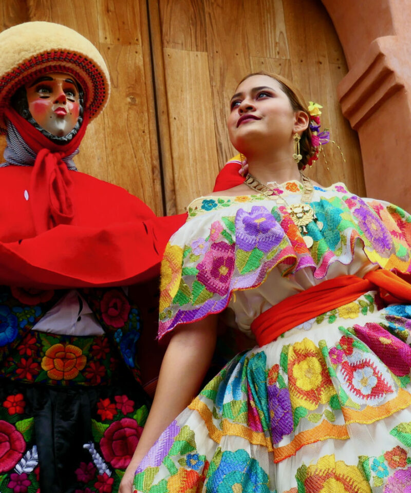 parachicos communauté chiapas mexique